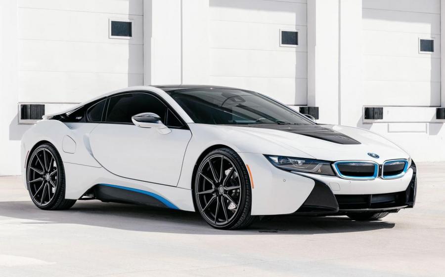 BMW i8 Coupe on Vossen Wheels (HF-3) 2019 года